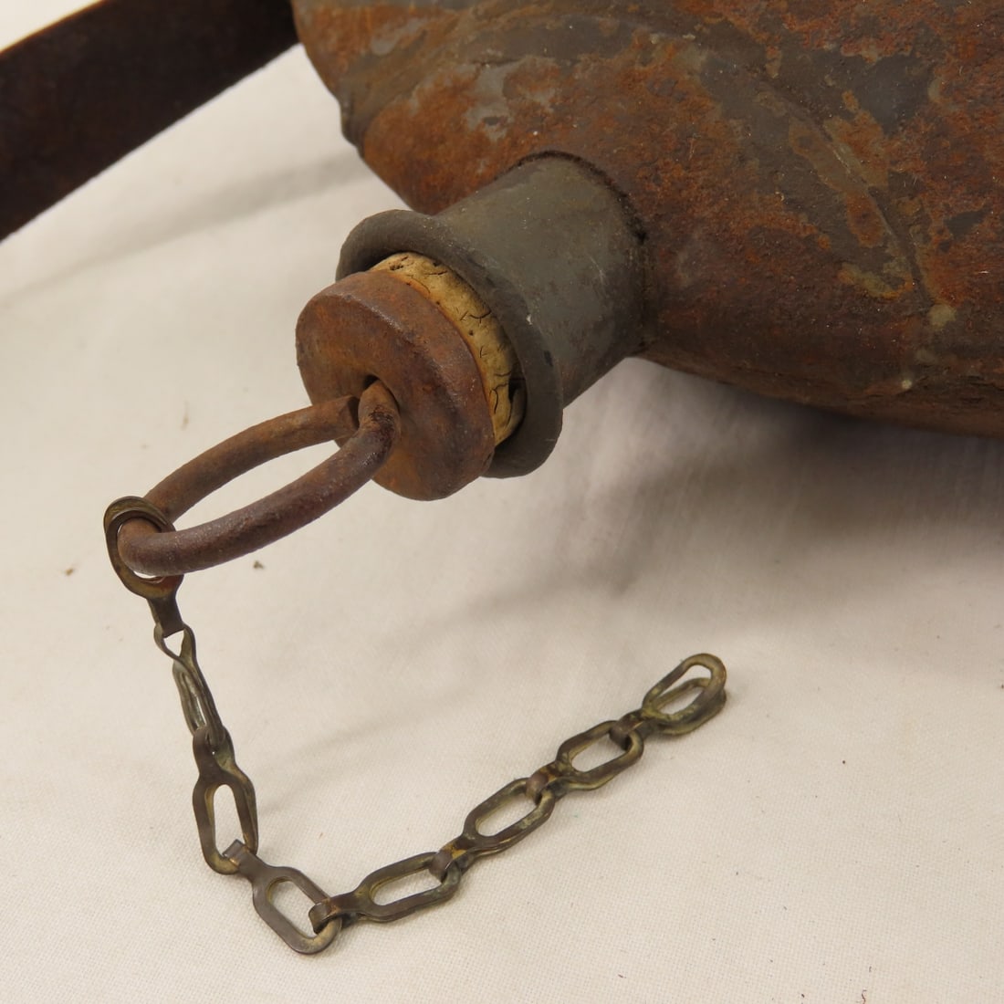 US Model 1858 Bullseye Canteen- all original - 7