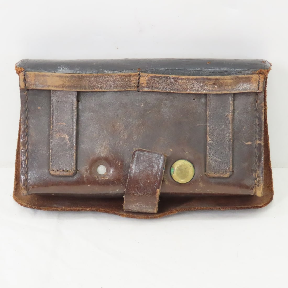 Civil War National Guard Leather Cartridge Pouch - 9