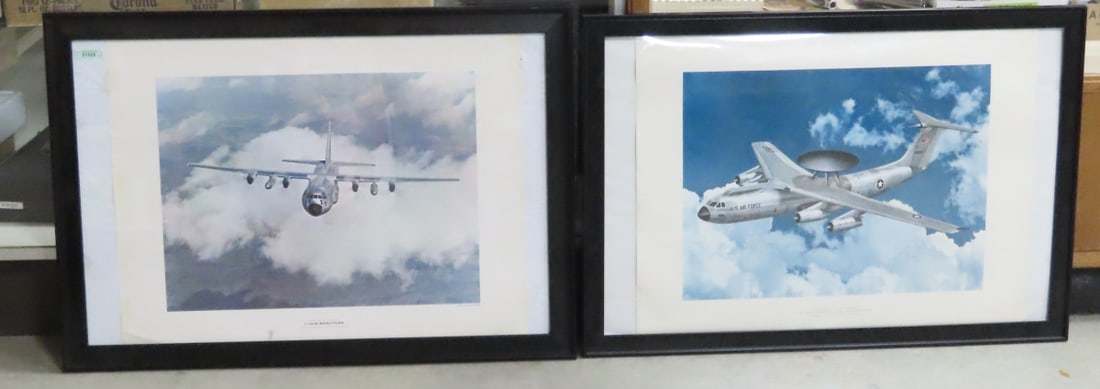 2 Military Aircraft Prints in frames (1 of 6)