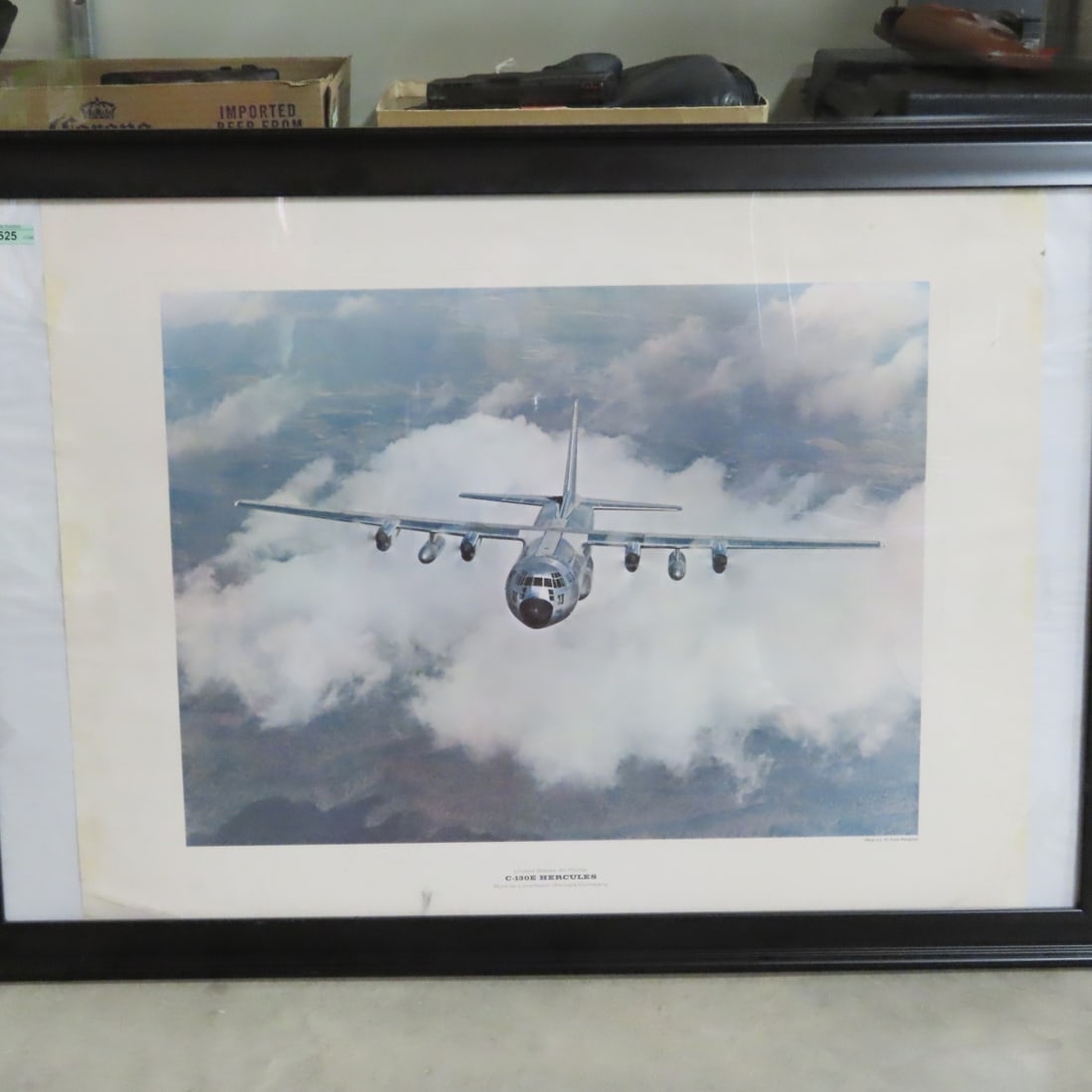 2 Military Aircraft Prints in frames - 2