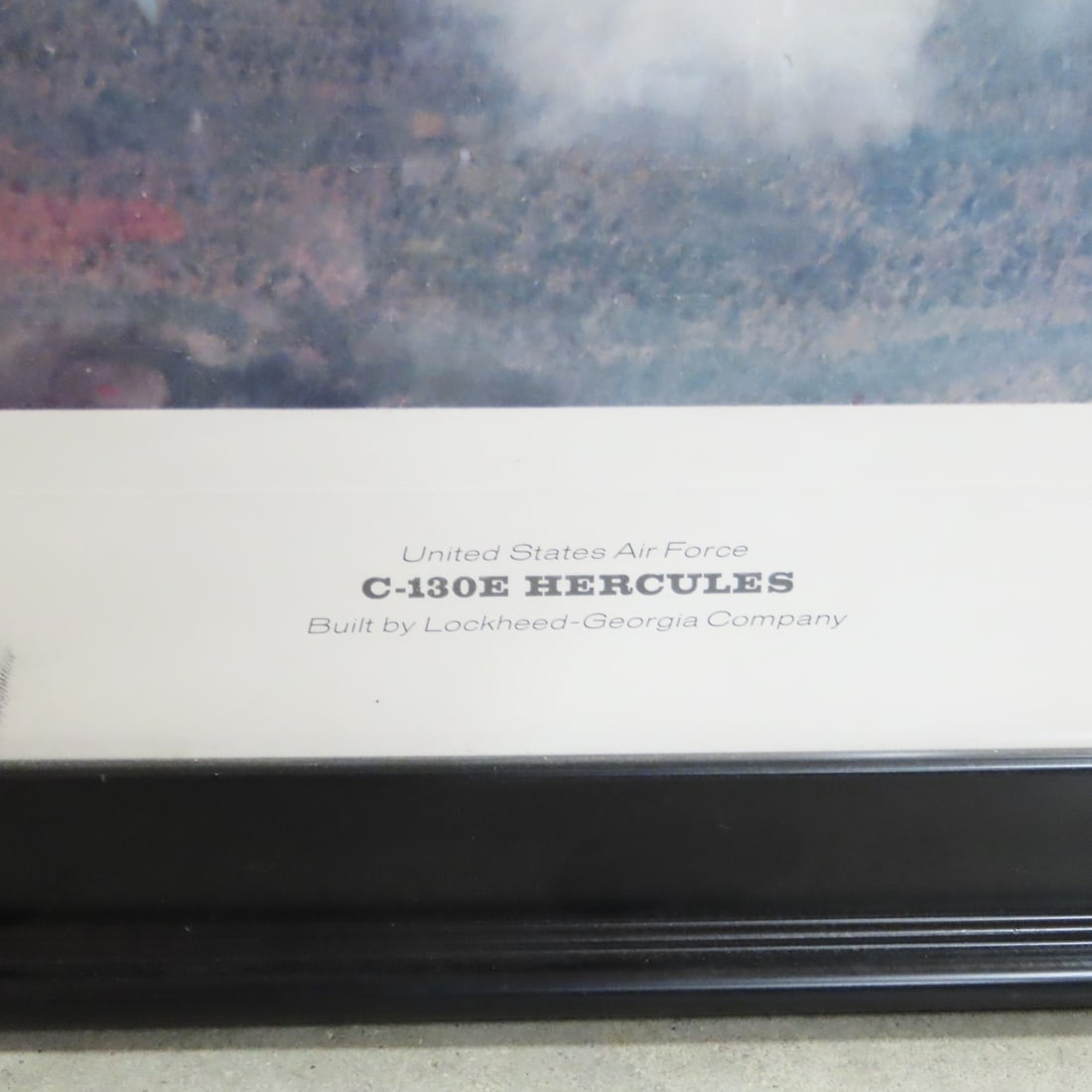 2 Military Aircraft Prints in frames - 3