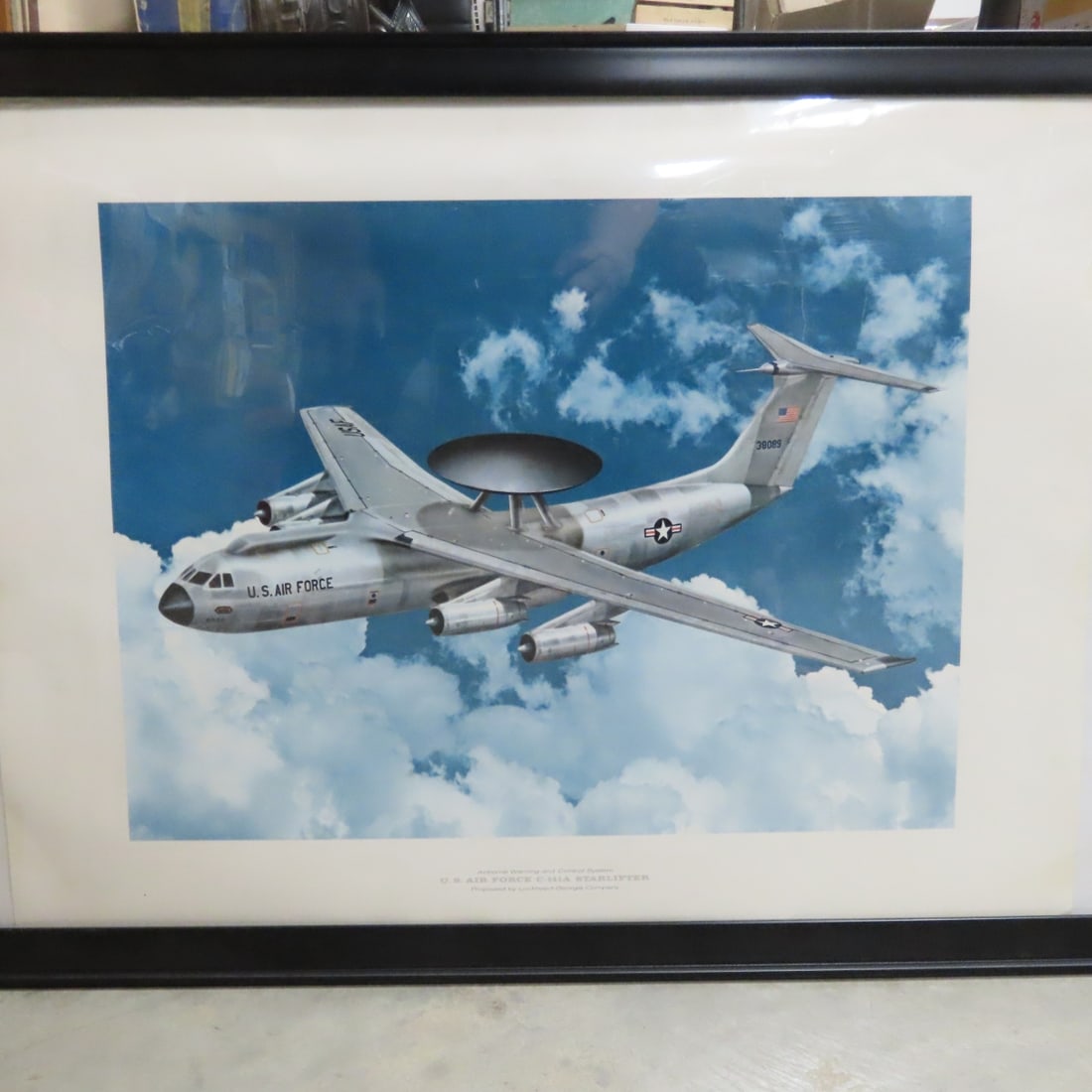 2 Military Aircraft Prints in frames - 5