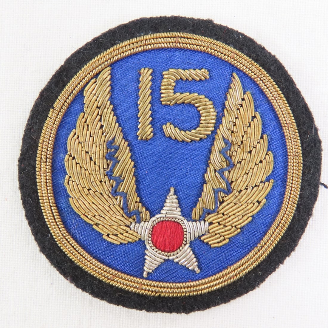 2 WWII 15th USAAF Bullion Patches - 2