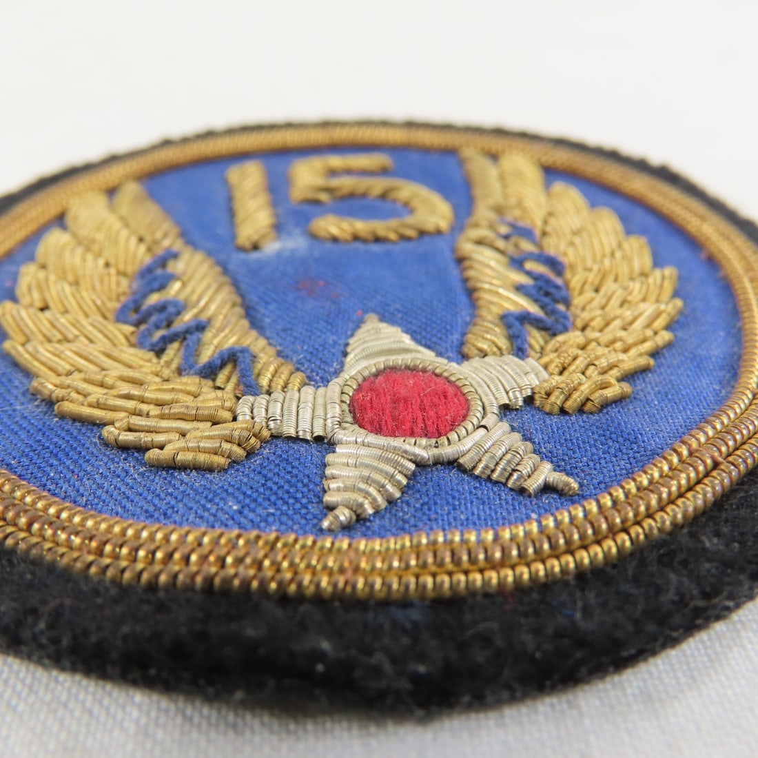 2 WWII 15th USAAF Bullion Patches - 5