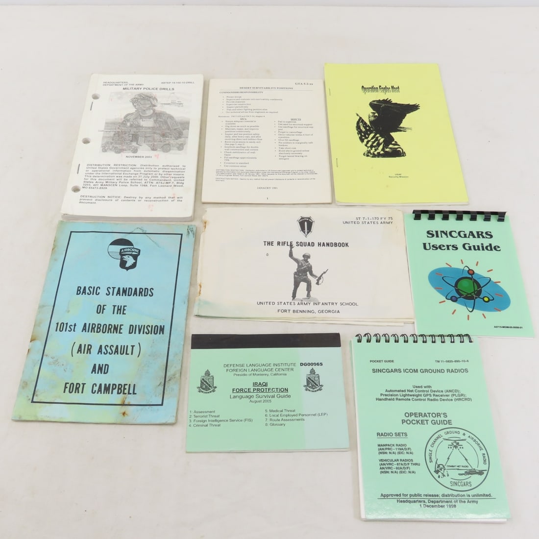 Collection of US Military Handbooks & Guides - 13