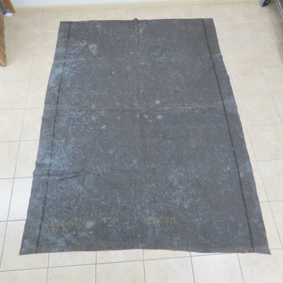 WWII German Blanket, 1st Aid Supplies & Straps - 2