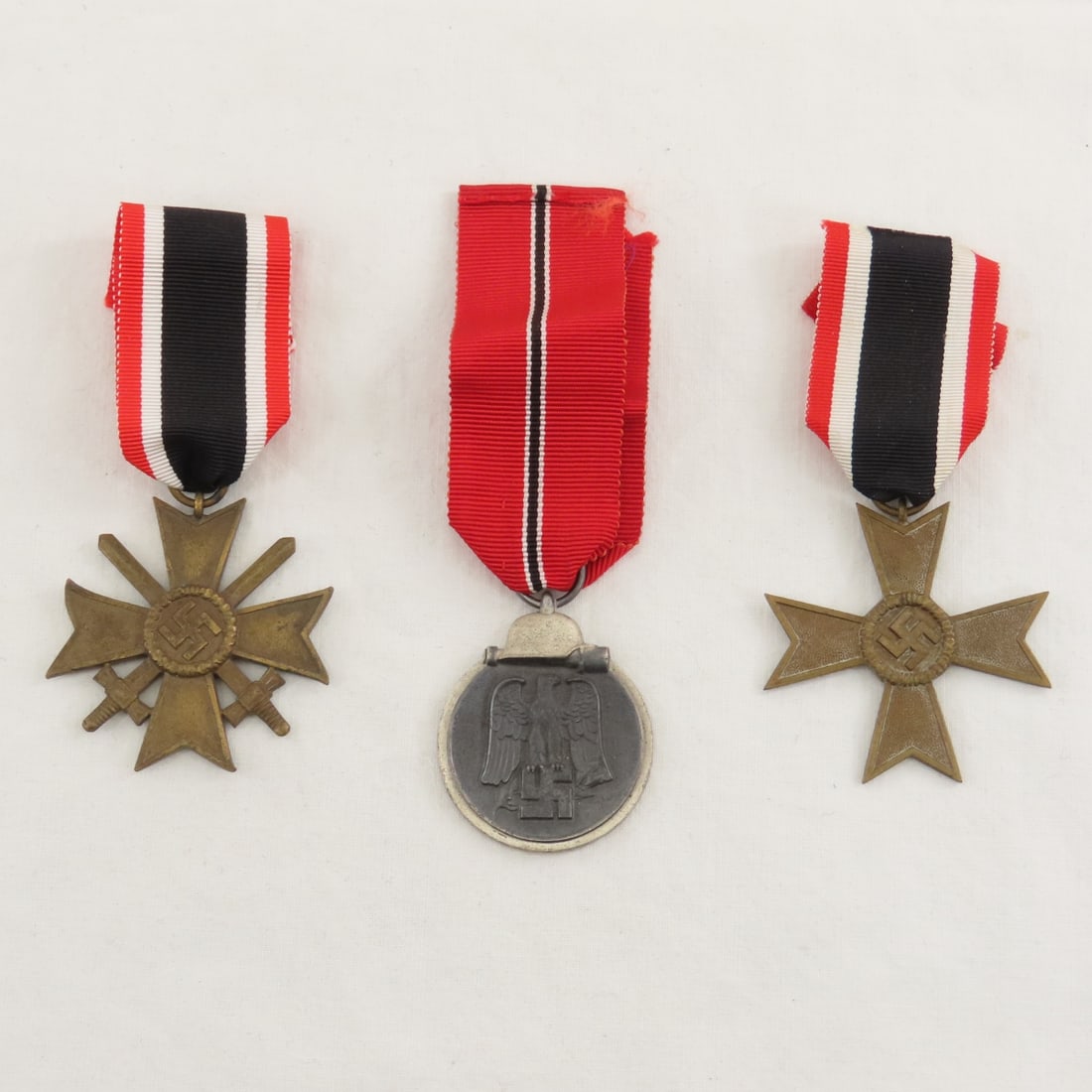 3 WWII German Medals, Merit Cross, Eastern Front (1 of 14)