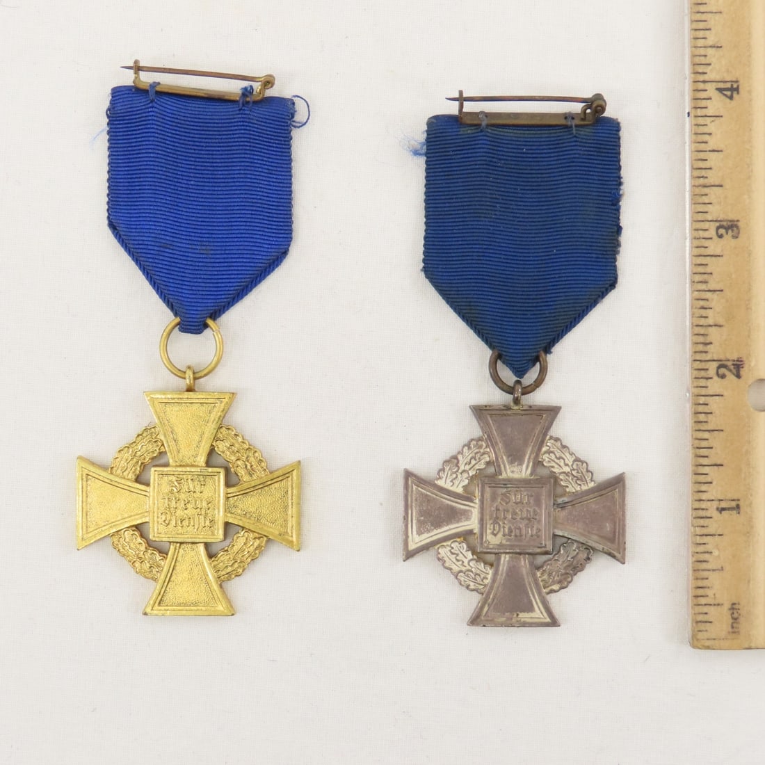 WWII German 25 & 40 Year Faithful Service Medals - 2