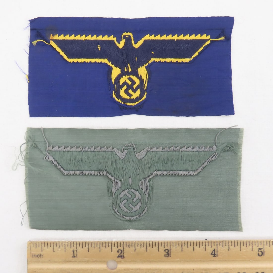 WWII German Kreigsmarine & Heer BeVo Breast Eagles - 2