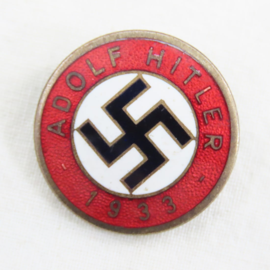 WWII German Adolf Hitler 1933 & NSDAP Enamel Pins - 2