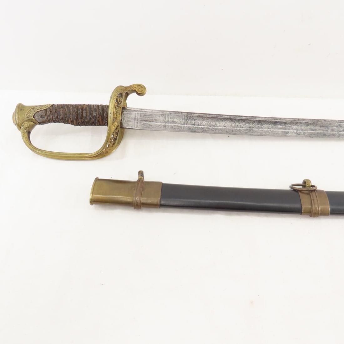 French Import M1850 Foot Officer Sword & Scabbard - 3