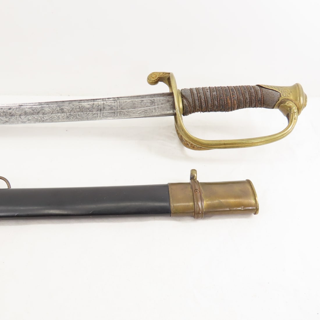 French Import M1850 Foot Officer Sword & Scabbard - 9