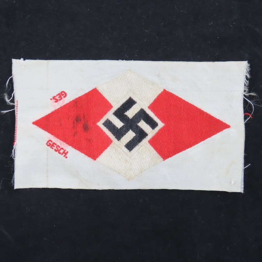WWII German Hitler Youth Sleeve Insignia: WWII German Hitler Youth Sleeve Insignia - LOT SIZE: 3x3x3" 1 LB All information and photos, which are part of the description) are intended to be as accurate as possible, but errors are possible. No 