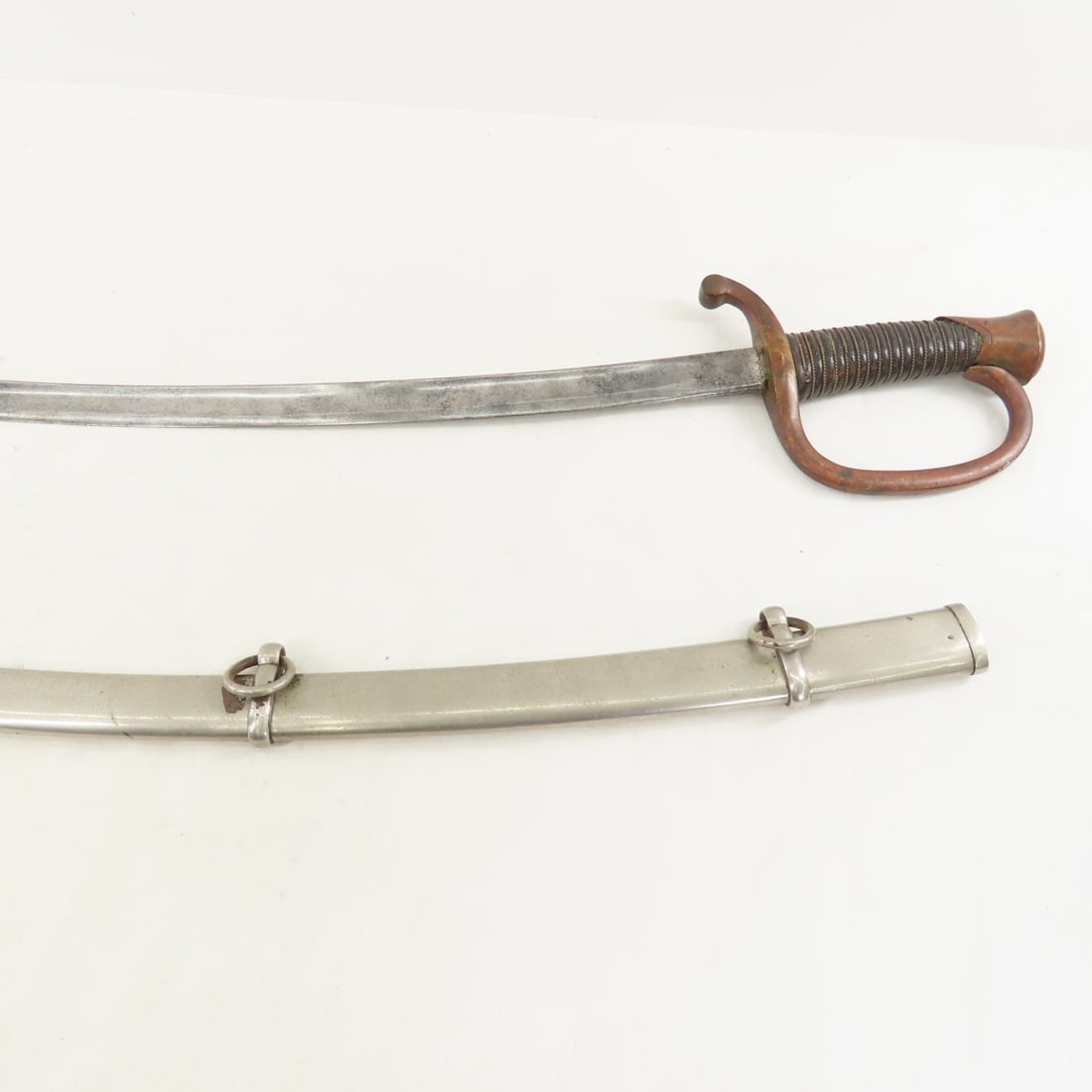 US Civil War Artillery Sword & Scabbard - 7
