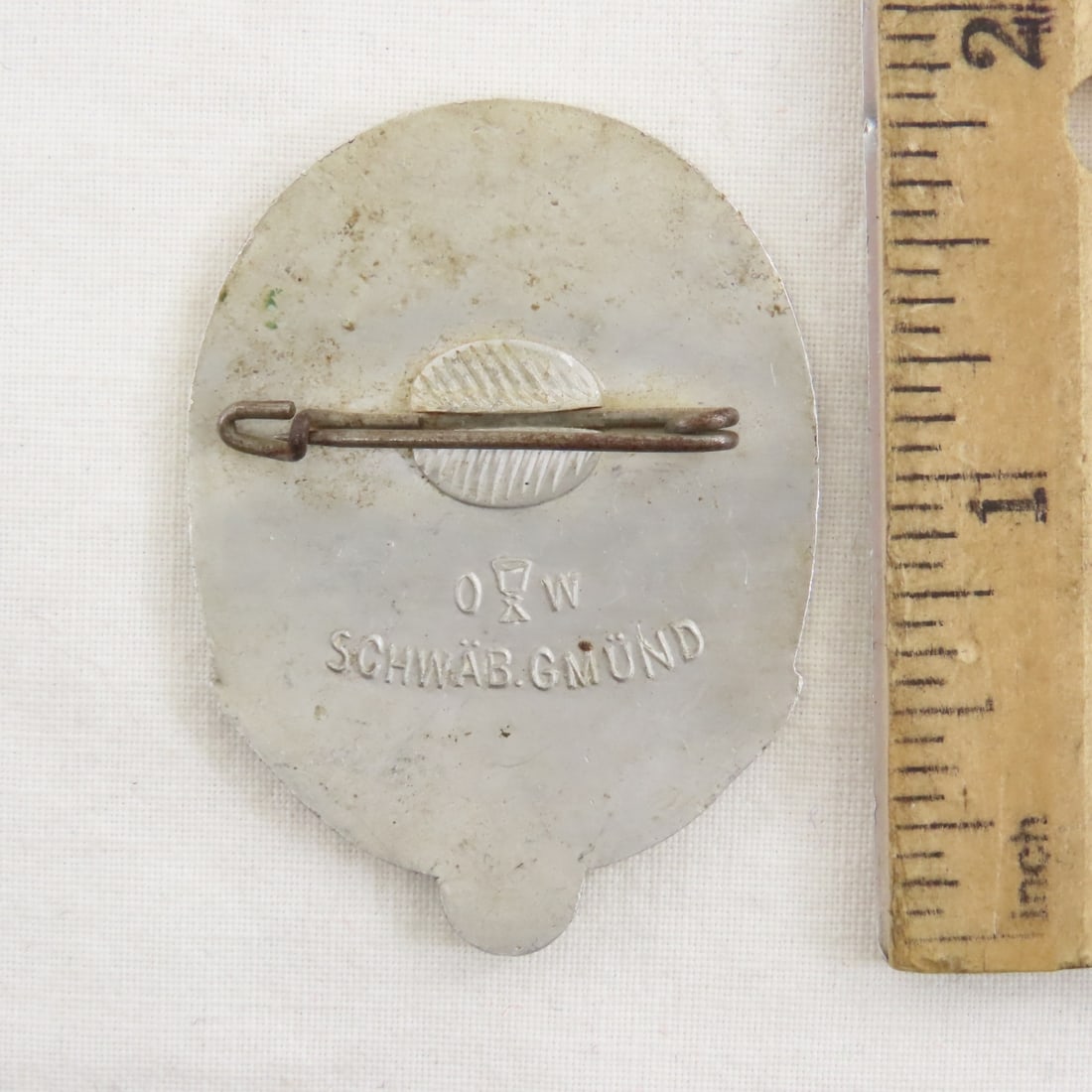 WWII German Tinnie, NSDAP Cockade, SS Police Cloth - 3