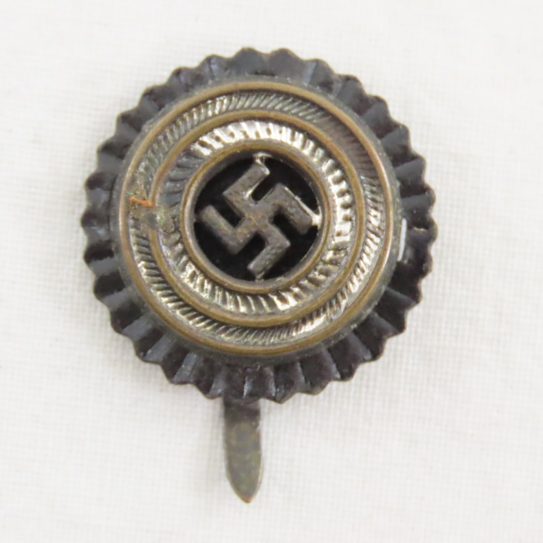 WWII German Tinnie, NSDAP Cockade, SS Police Cloth - 7