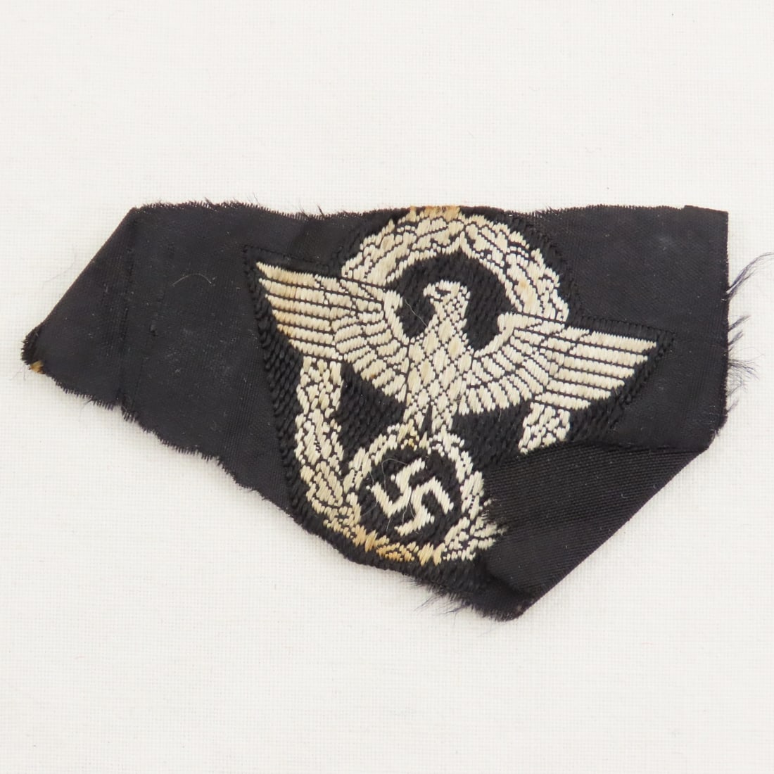 WWII German Tinnie, NSDAP Cockade, SS Police Cloth - 9