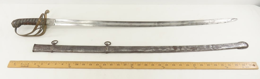 British 1845 Infantry Officers Sword & Scabbard - 2