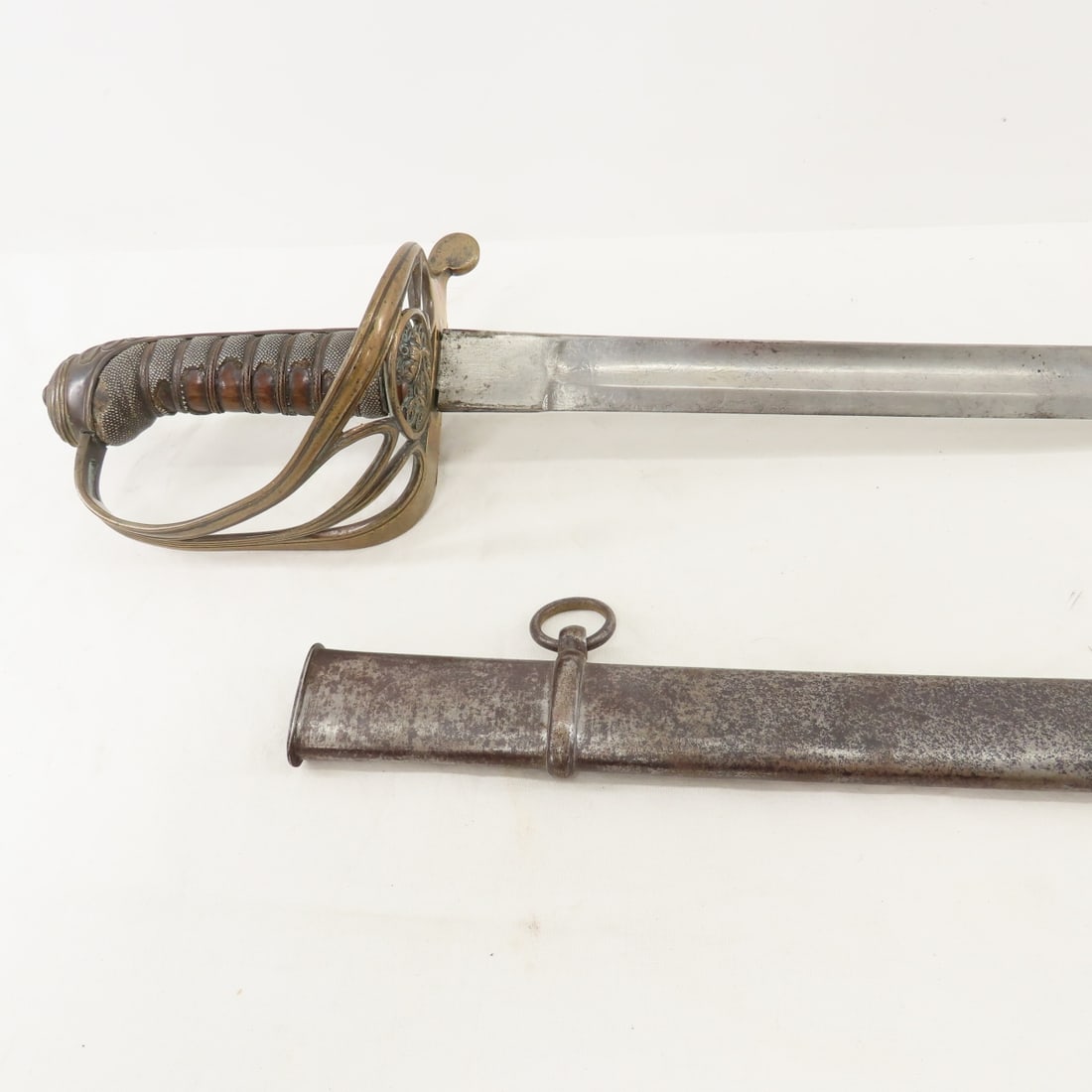 British 1845 Infantry Officers Sword & Scabbard - 3