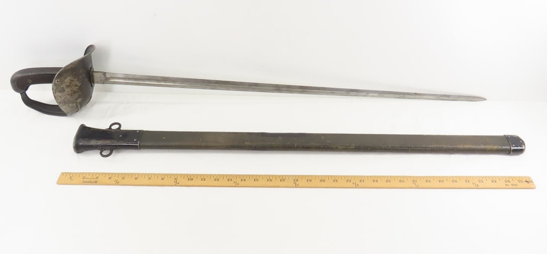 US M1913 Patton Cavalry Saber & Scabbard - 2