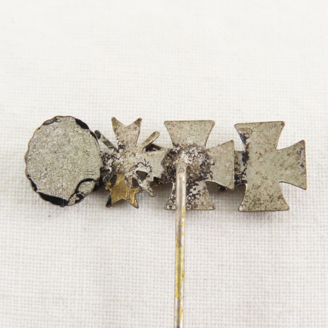 1939 Clasp to the Iron Cross with Ribbon, Stickpin - 7