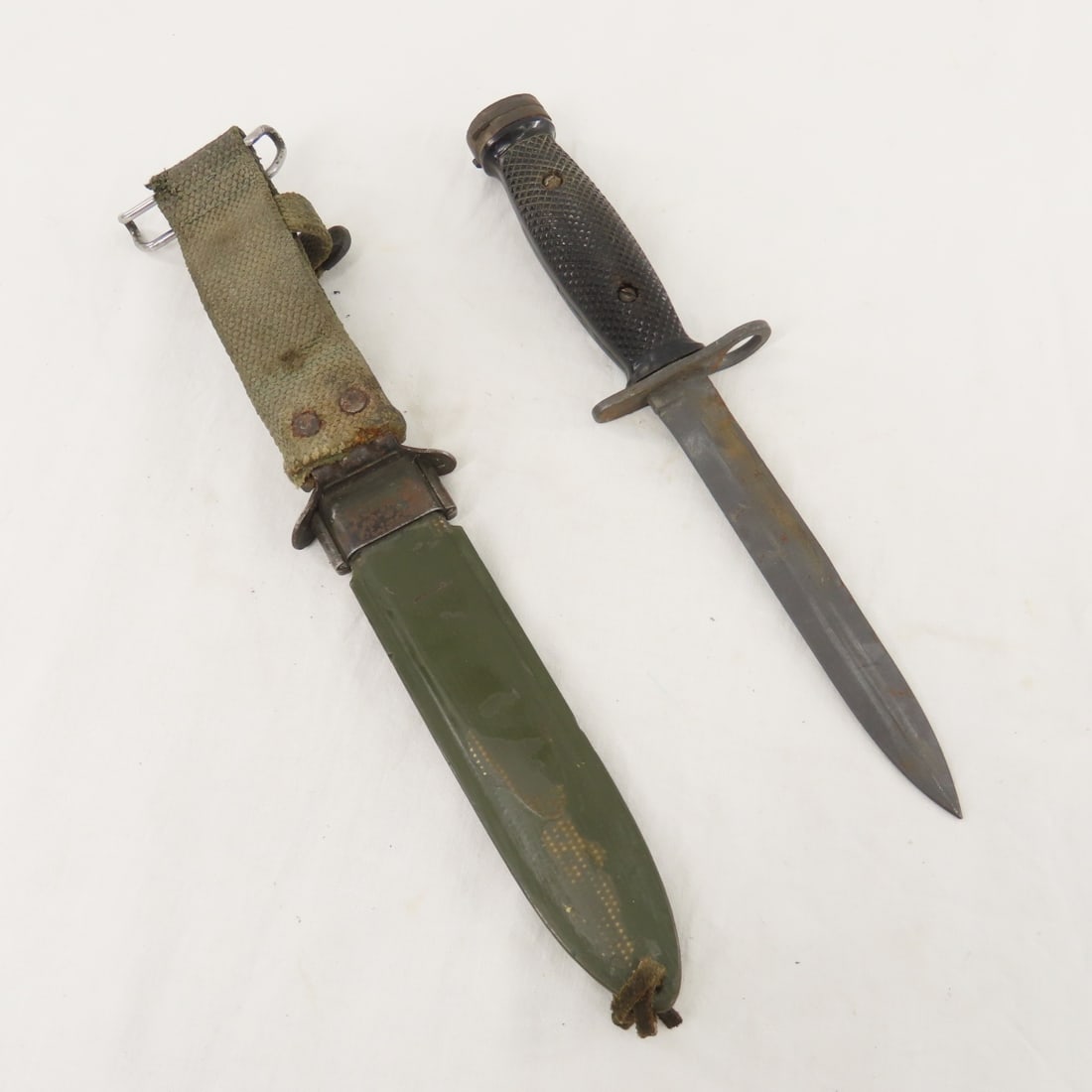 US Vietnam Era M7 Bayonet with M8A1 Scabbard - 2