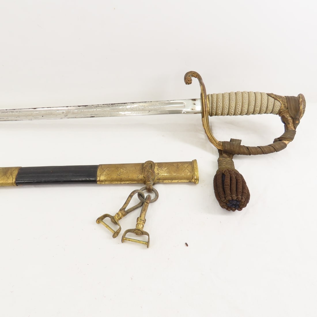 USN Model 1852 Officer's Sword & Scabbard - 7