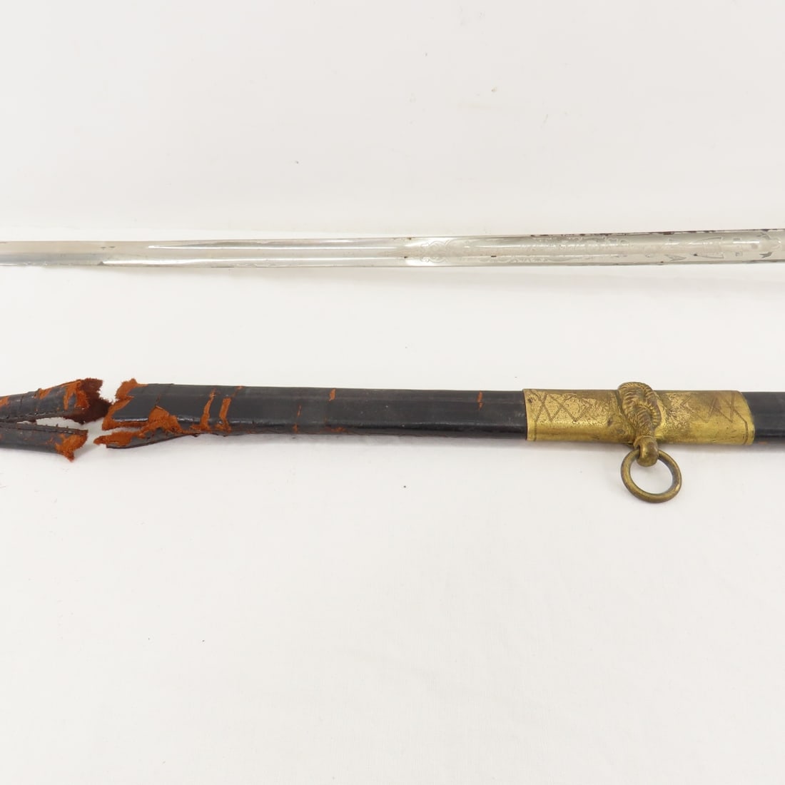 USN Model 1852 Officer's Sword & Scabbard - 8