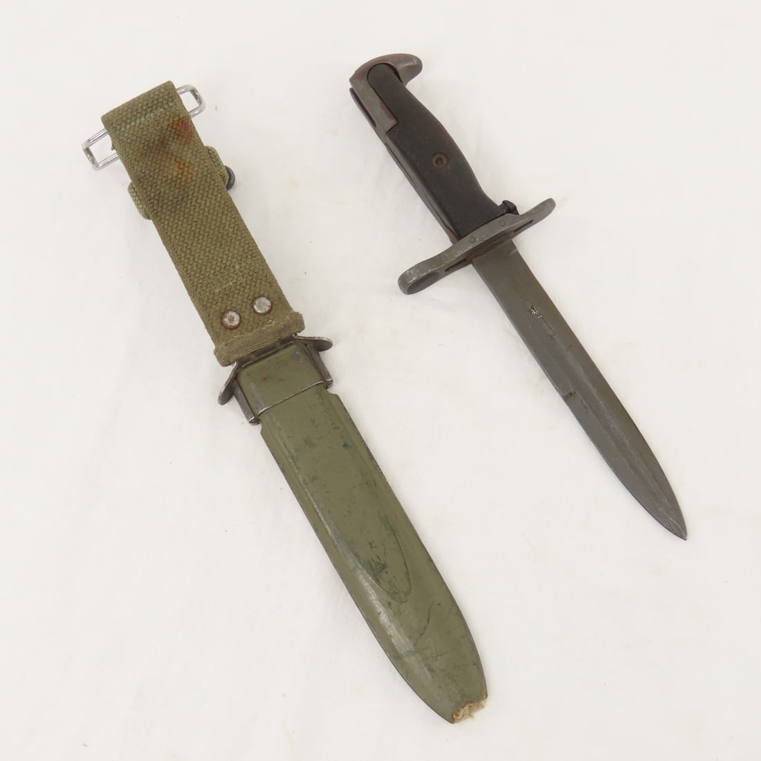 M1 Garand Bayonet shortened 6.5" blade with sheath - 2