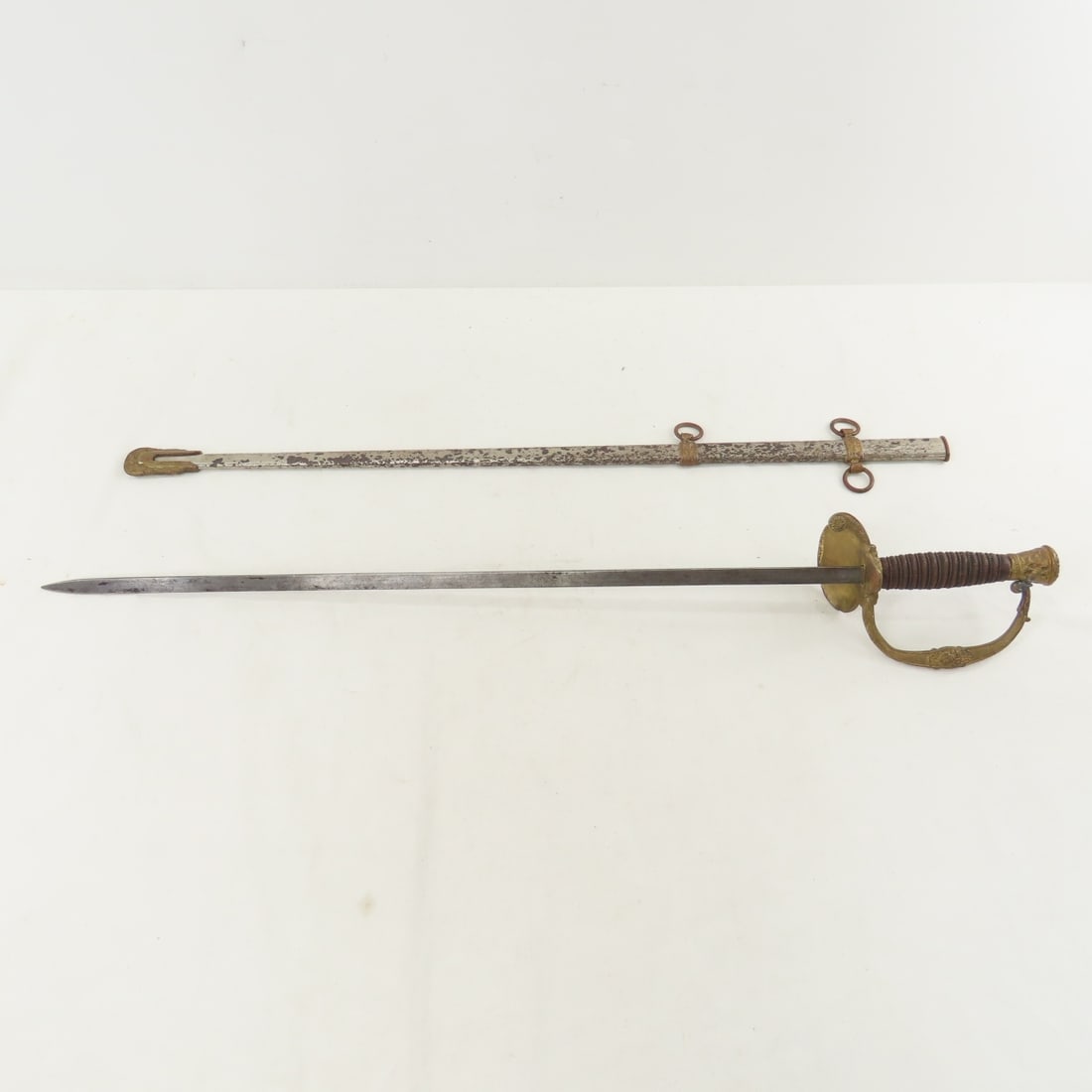 Civil War Era Child's Cadet Sword & Scabbard - 5