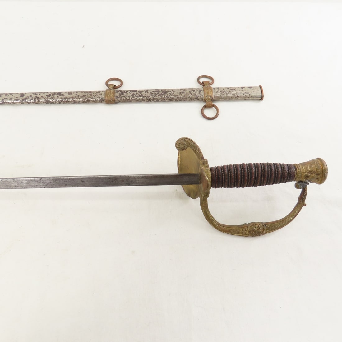 Civil War Era Child's Cadet Sword & Scabbard - 7