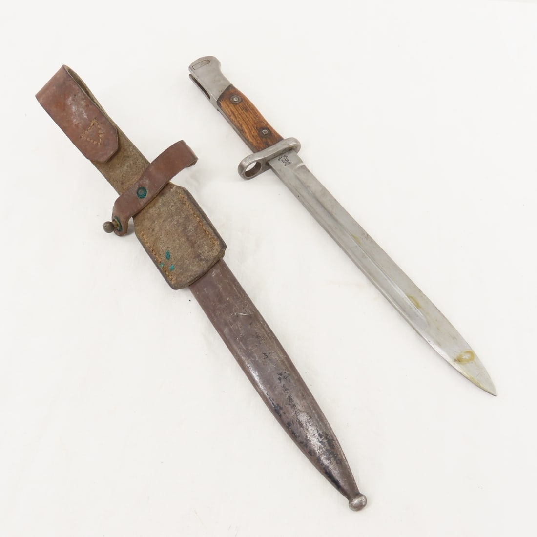 Spanish M1943 Mauser Bayonet with Scabbard & Frog - 2