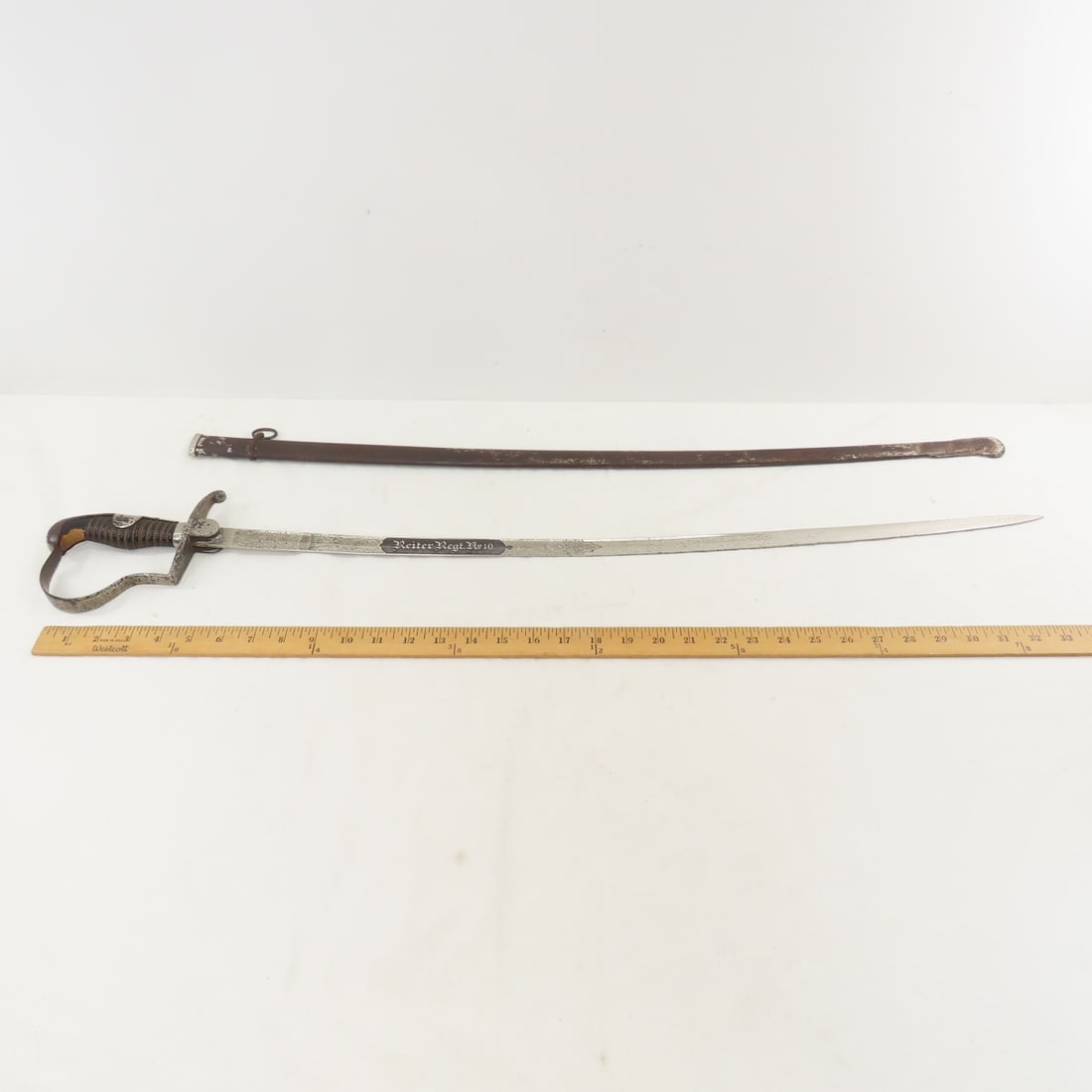 German 10th Reiter Cavalry Regt Officer's Sword - 2