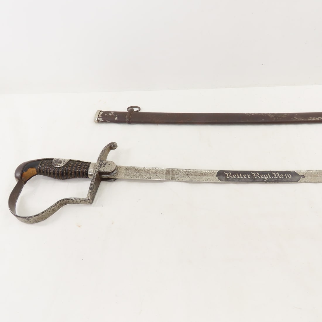 German 10th Reiter Cavalry Regt Officer's Sword - 3