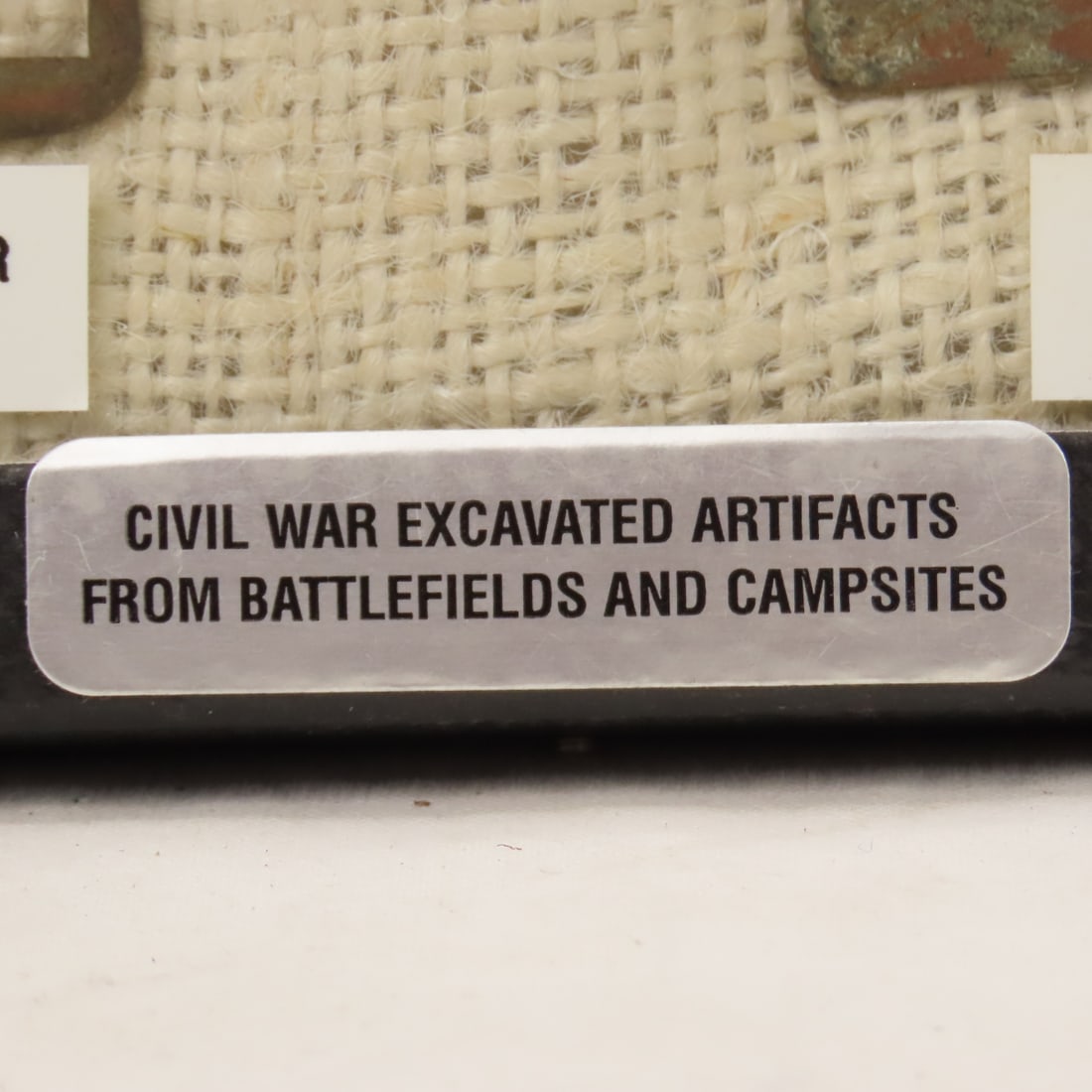 2 Sets Civil War Excavated Relics in Riker Cases - 13