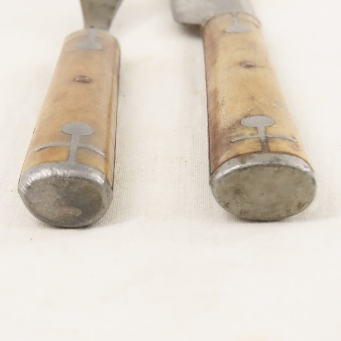 Civil War Mess Cup & Bone Handle Cutlery - 16