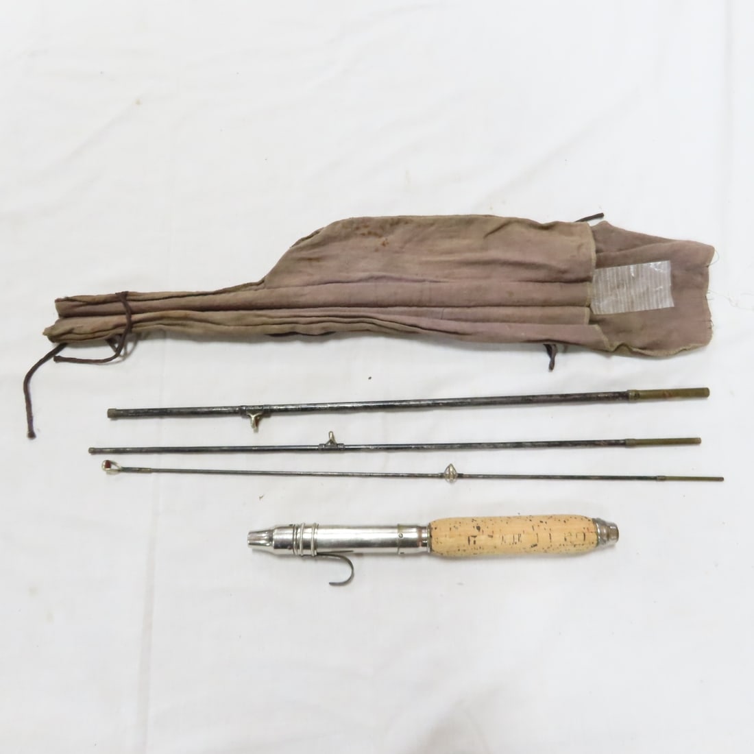 7 Vintage & Modern Travel Fishing Rods - 15