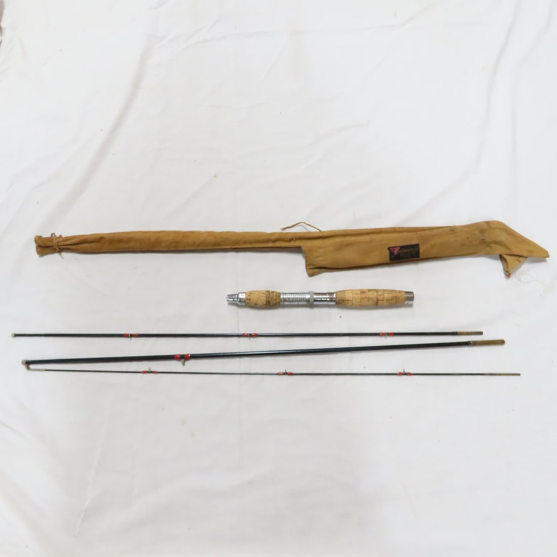 7 Vintage & Modern Travel Fishing Rods - 17
