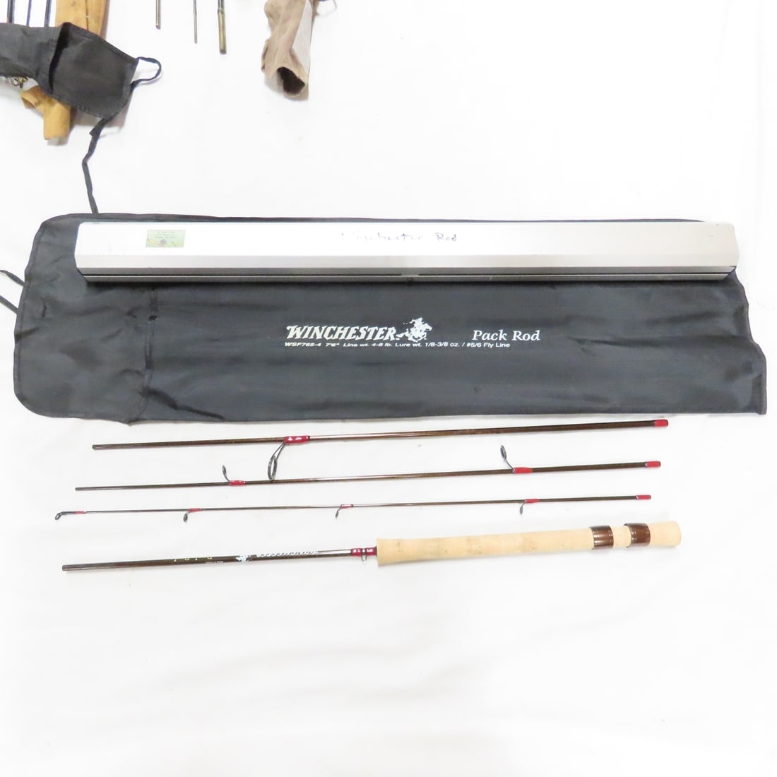7 Vintage & Modern Travel Fishing Rods - 6
