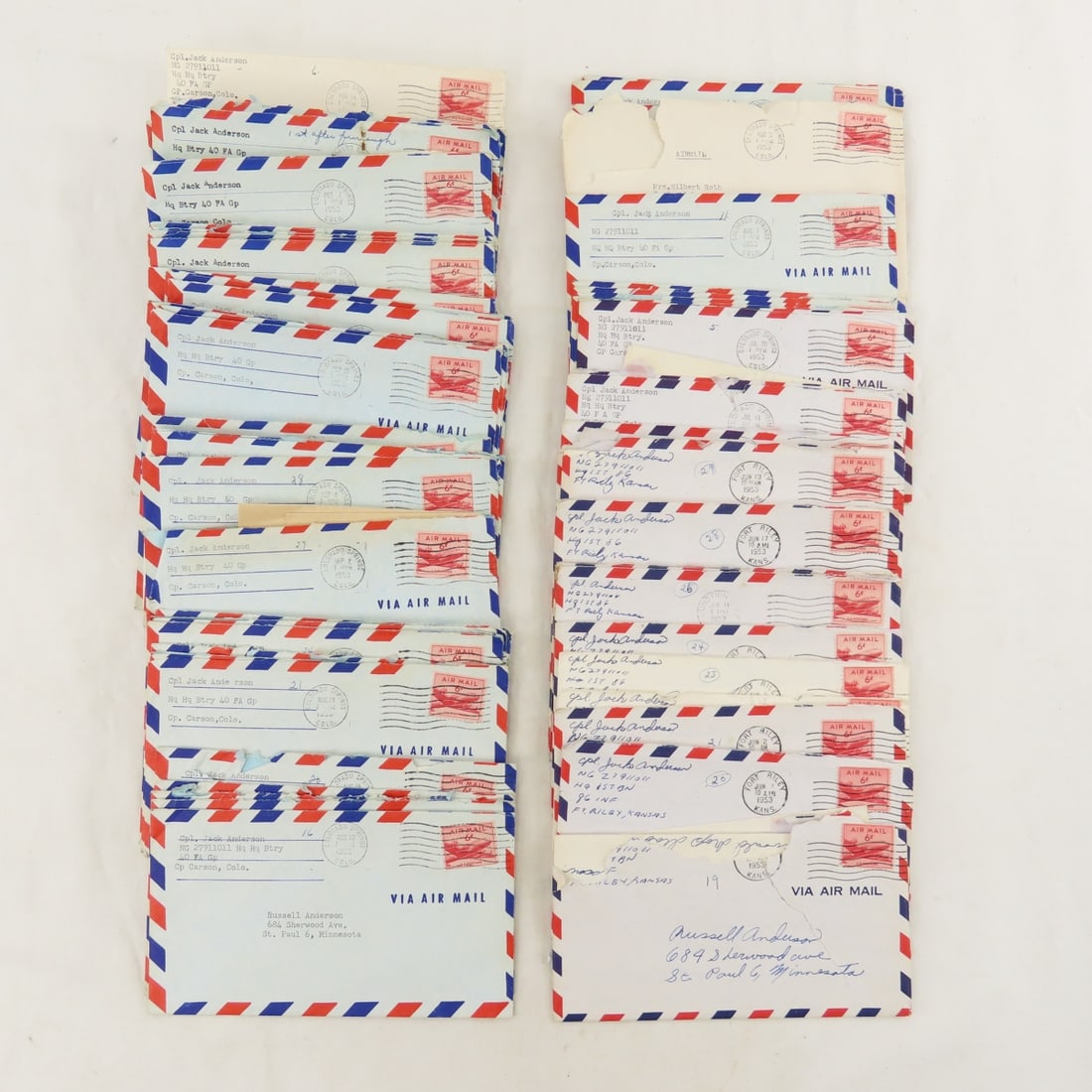 1953 Soldiers Letters Home - 10