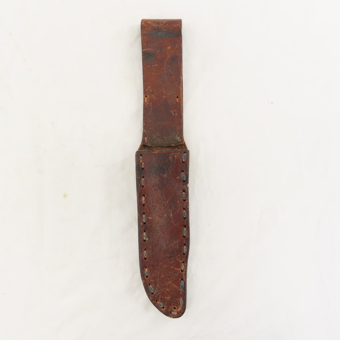 WWII USN MK-II Ka-Bar Knife with Leather Sheath - 11