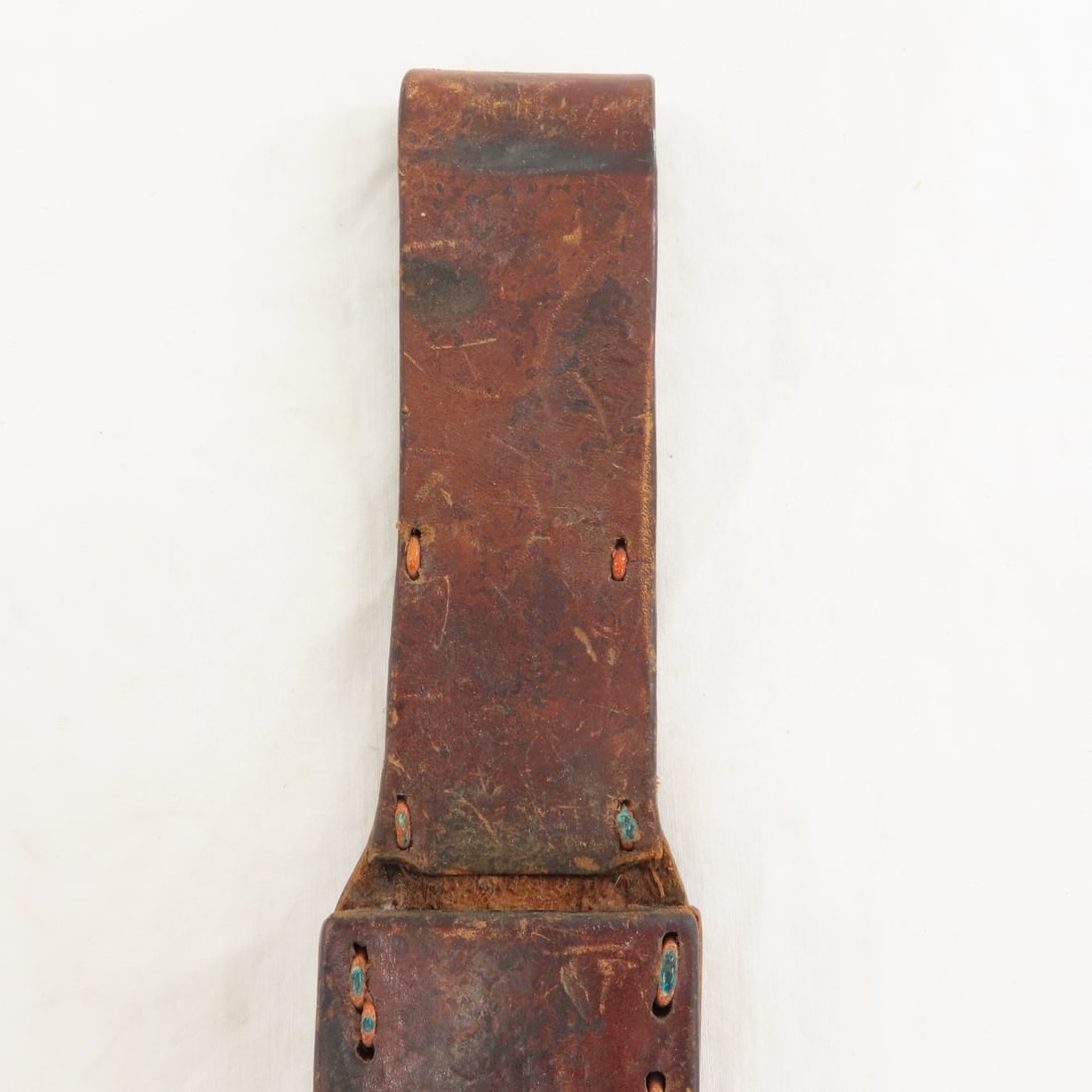 WWII USN MK-II Ka-Bar Knife with Leather Sheath - 12