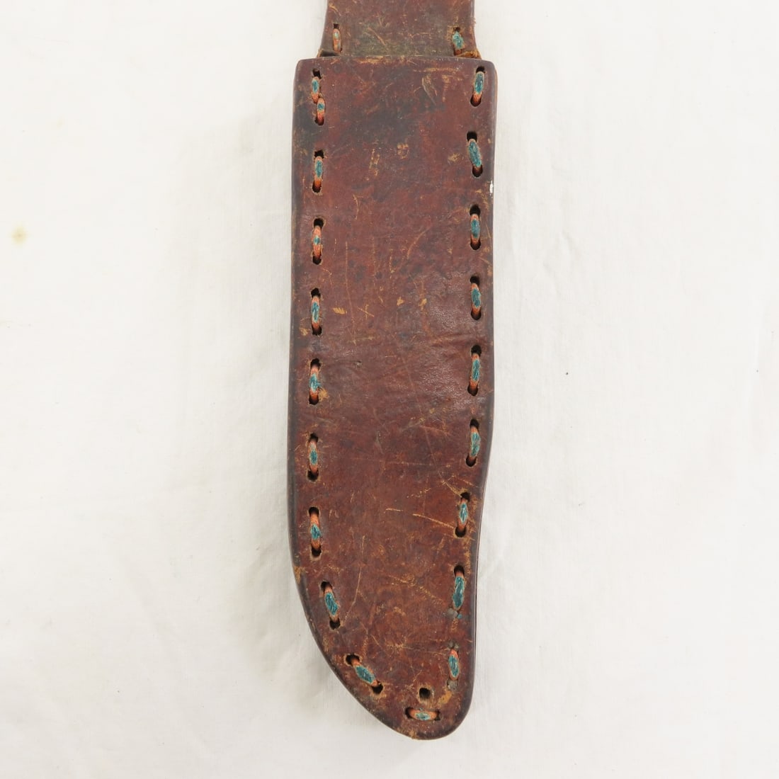WWII USN MK-II Ka-Bar Knife with Leather Sheath - 13