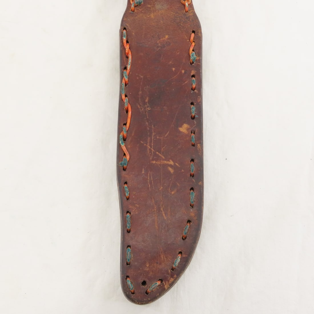 WWII USN MK-II Ka-Bar Knife with Leather Sheath - 16