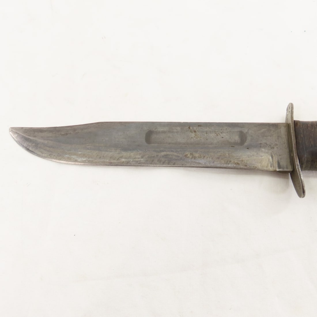 WWII USN MK-II Ka-Bar Knife with Leather Sheath - 6