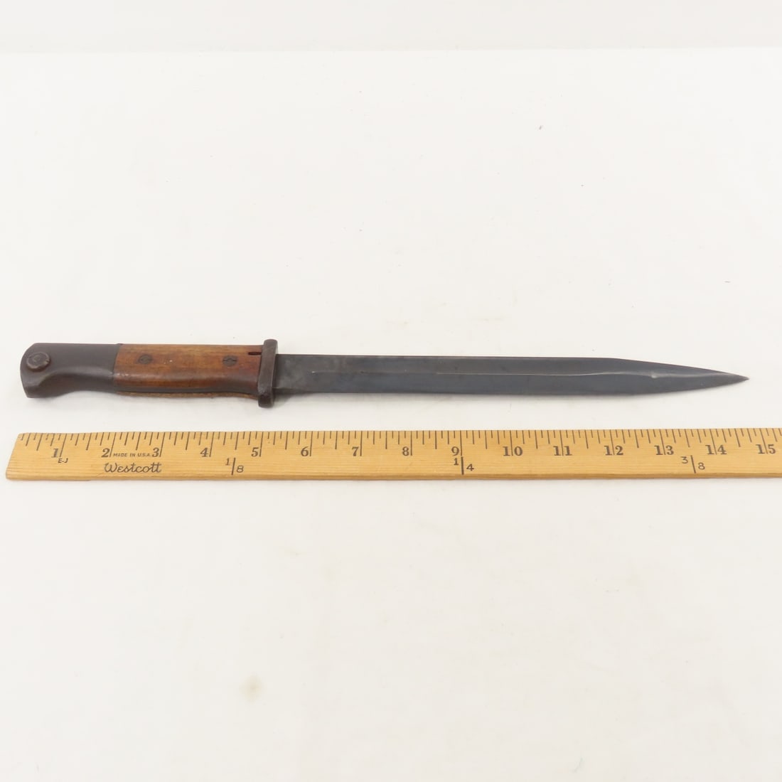 German 1884/98 III Bayonet with Scabbard & Frog - 3
