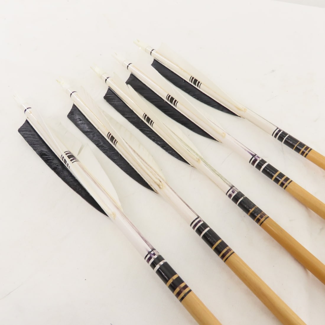 Vintage Custom Wood Longbow, Quiver & Arrows - 17