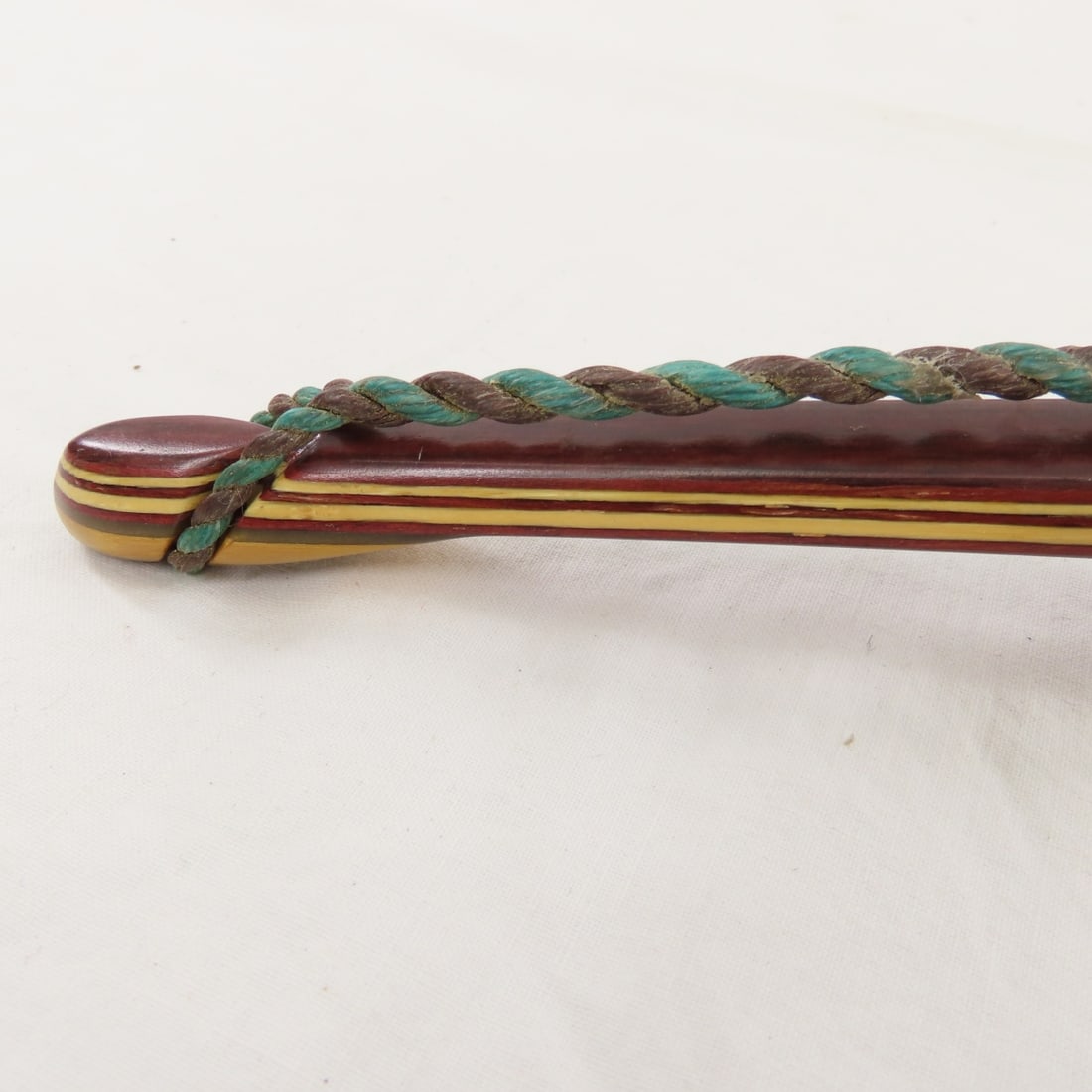 Vintage Custom Wood Longbow, Quiver & Arrows - 5