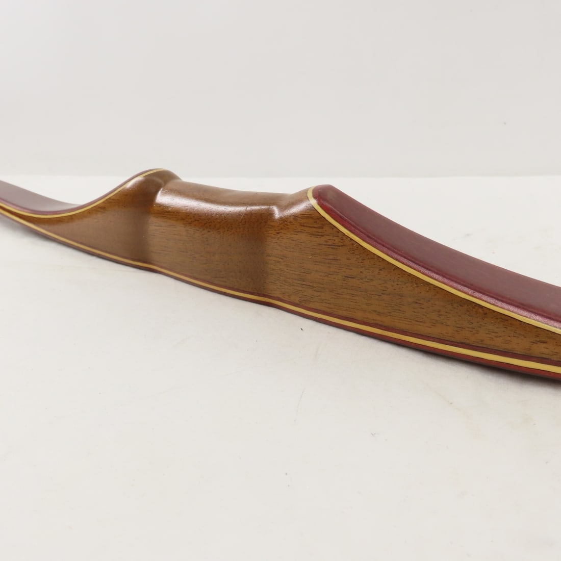 Vintage Custom Wood Longbow, Quiver & Arrows - 7