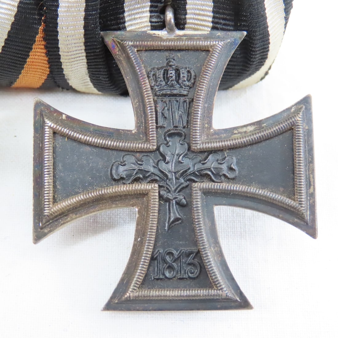 WWI German Bar w/4 Medals, 1914 Iron Cross 2nd - 5